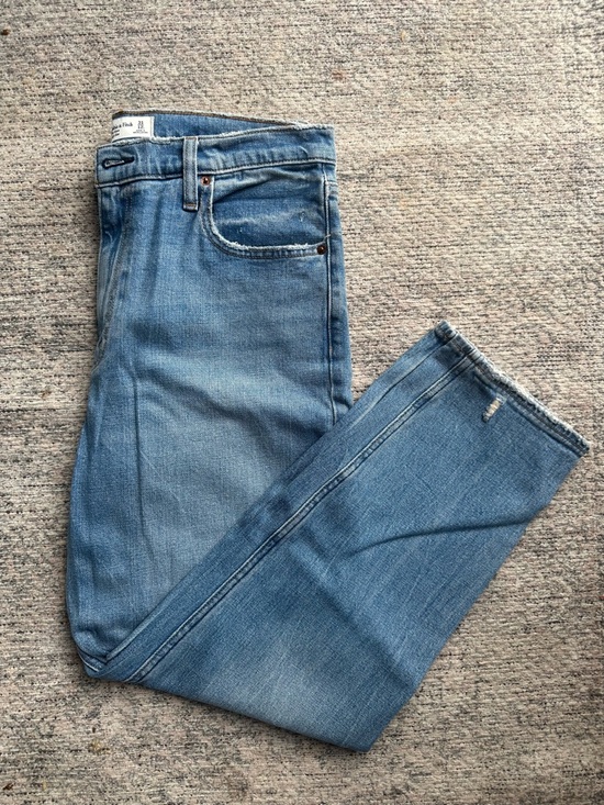 Abercrombie & Fitch Denim - Abercrombie & Fitch Light Blue Straight Leg Jeans